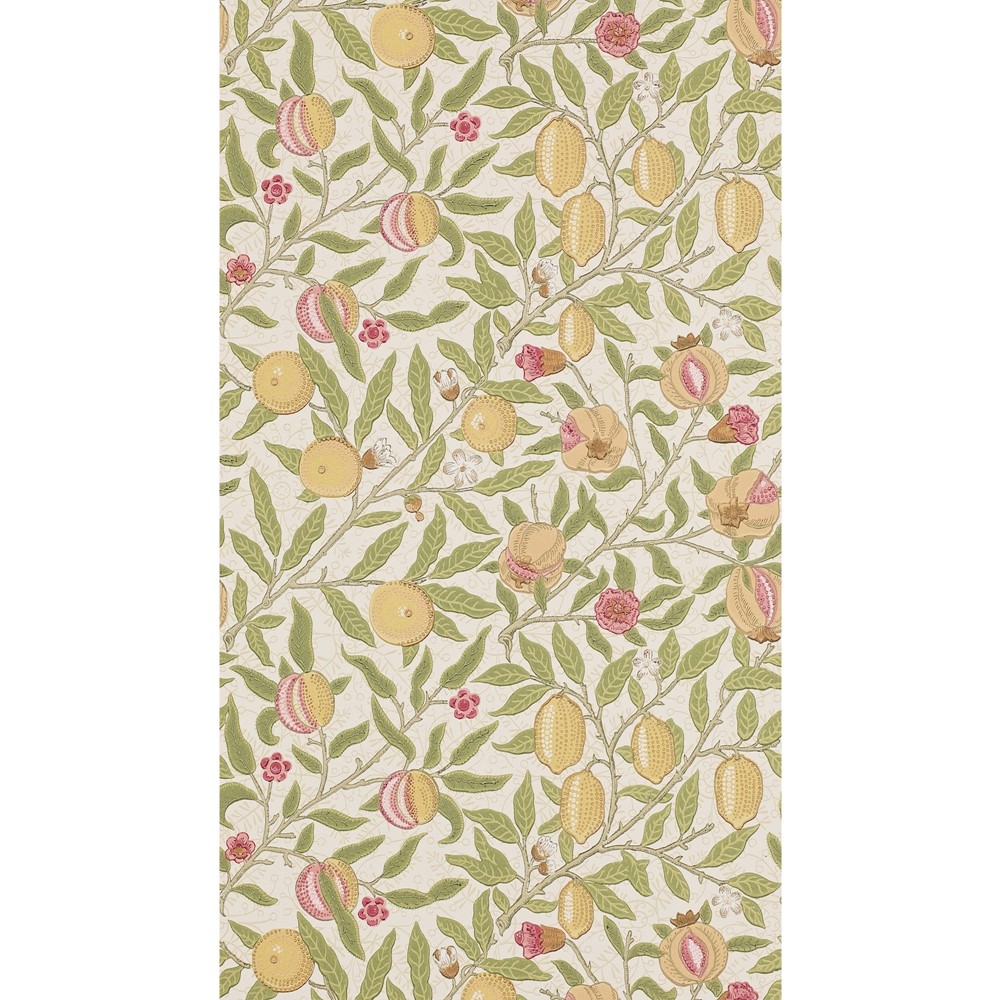 Fruit Wallpaper 210395 by Morris & Co in Limestone Artichoke